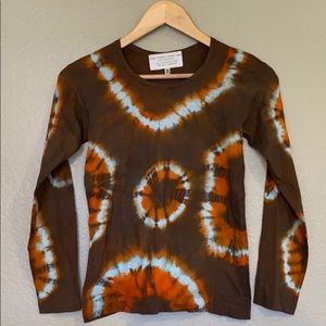 Vintage Long Sleeve Tie-dyed Shirt India SZ S